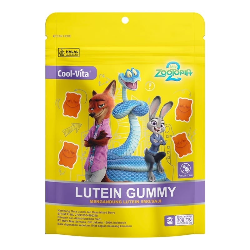 Lutein Gummy Zootopia Pouch 10'S image