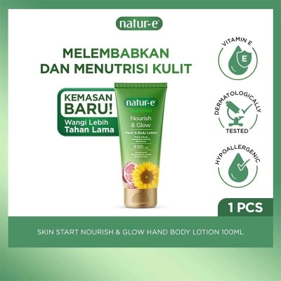 NATUR-E - Skin Start Nourish & Glow Hand & Body Lotion 100ml image