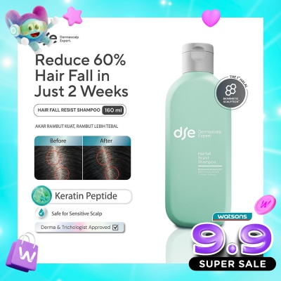 DSE - Dermascalp Expert Hairfall Resist Shampoo 160ml image