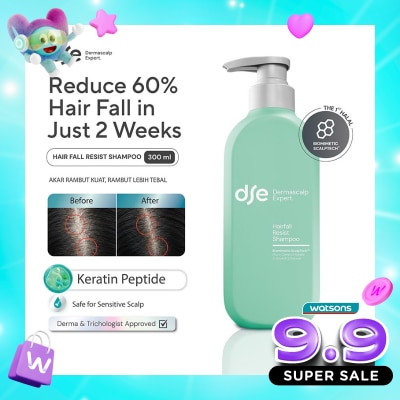 DSE - Dermascalp Expert Hairfall Resist Shampoo 300ml image