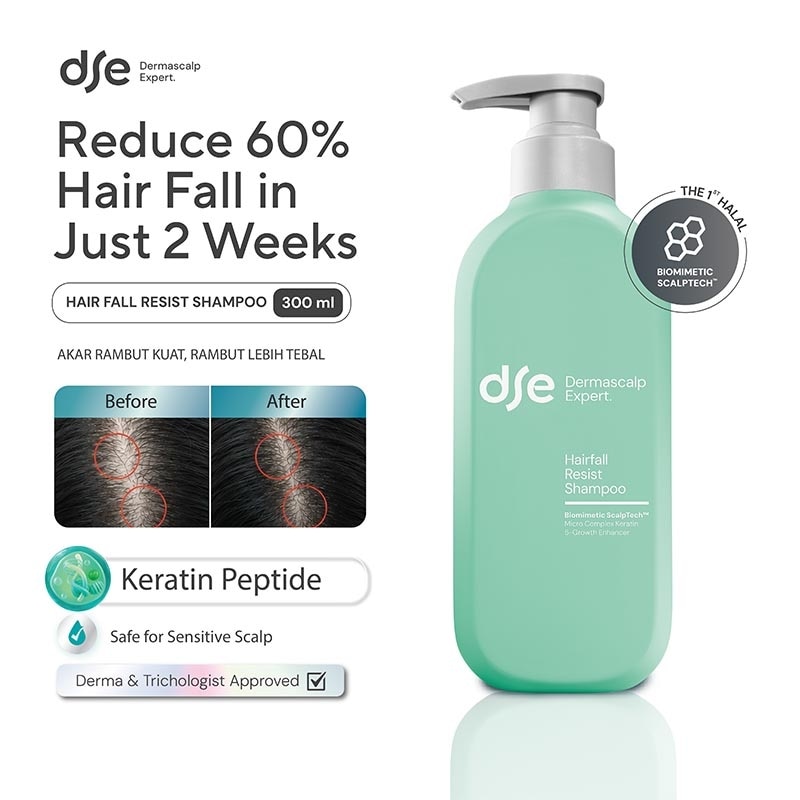 Dermascalp Expert Hairfall Resist Shampoo 300ml image