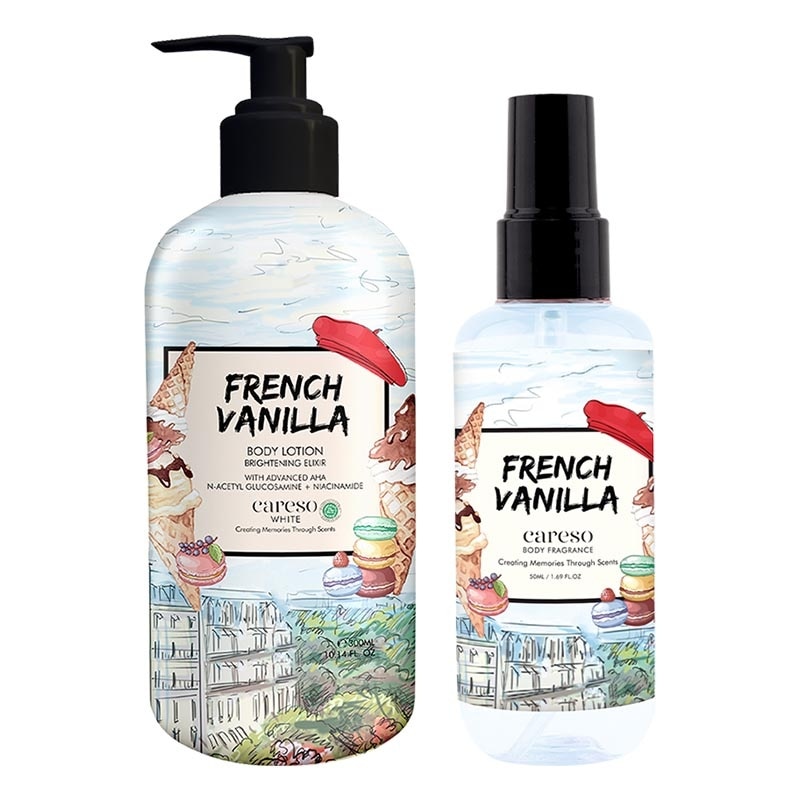 Body Lotion + Fragrance French Vanilla Bundle image