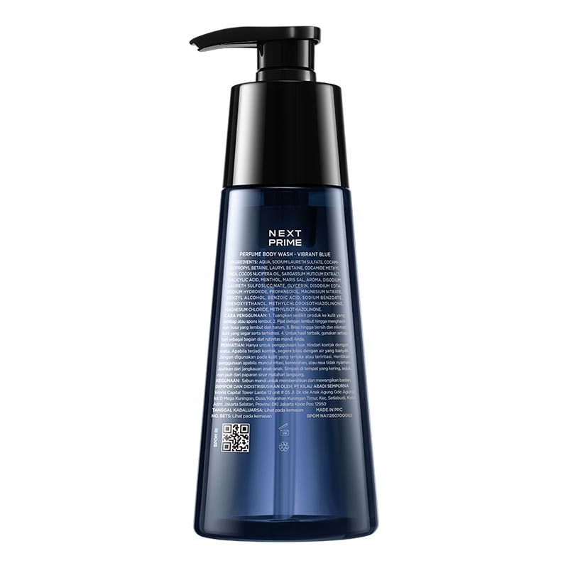 Men Perfume Body Wash Vibrant Blue 400g image