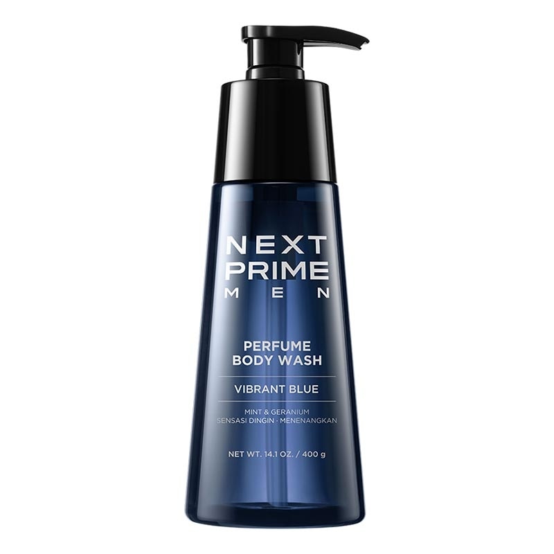 Men Perfume Body Wash Vibrant Blue 400g image