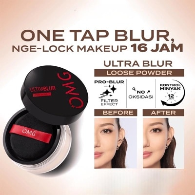 OMG Oh My Glam Ultra Blur Loose Powder 02 Light 12g image