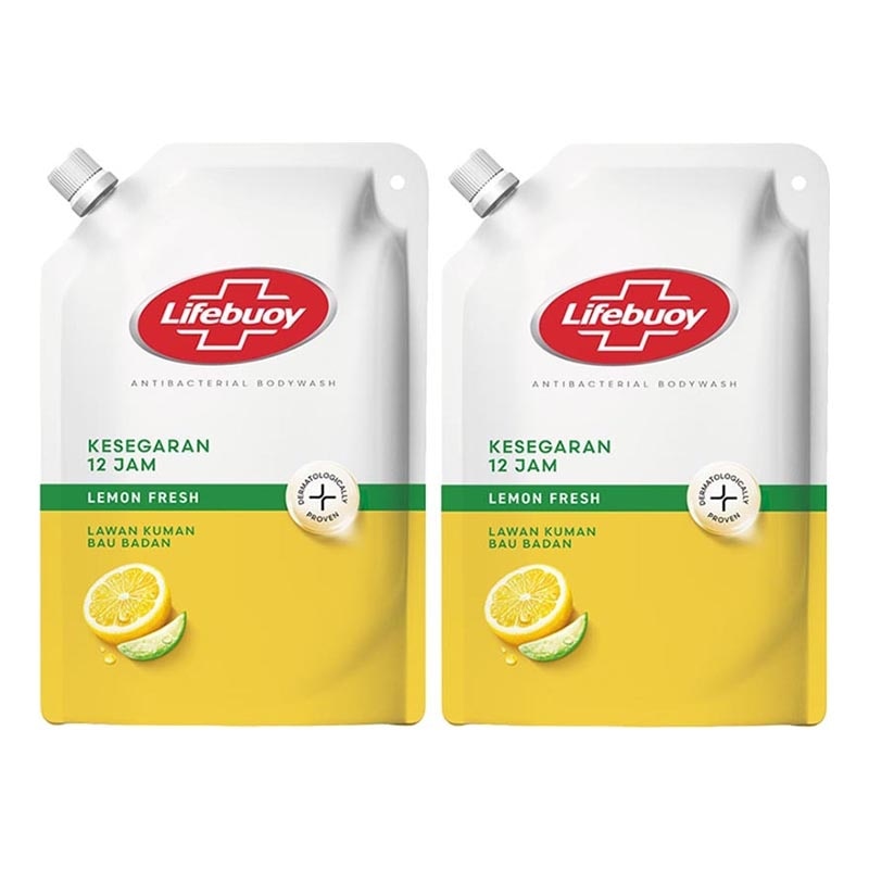 Twinpack Sabun Mandi Cair Lemon Fresh 800ml X 2 image
