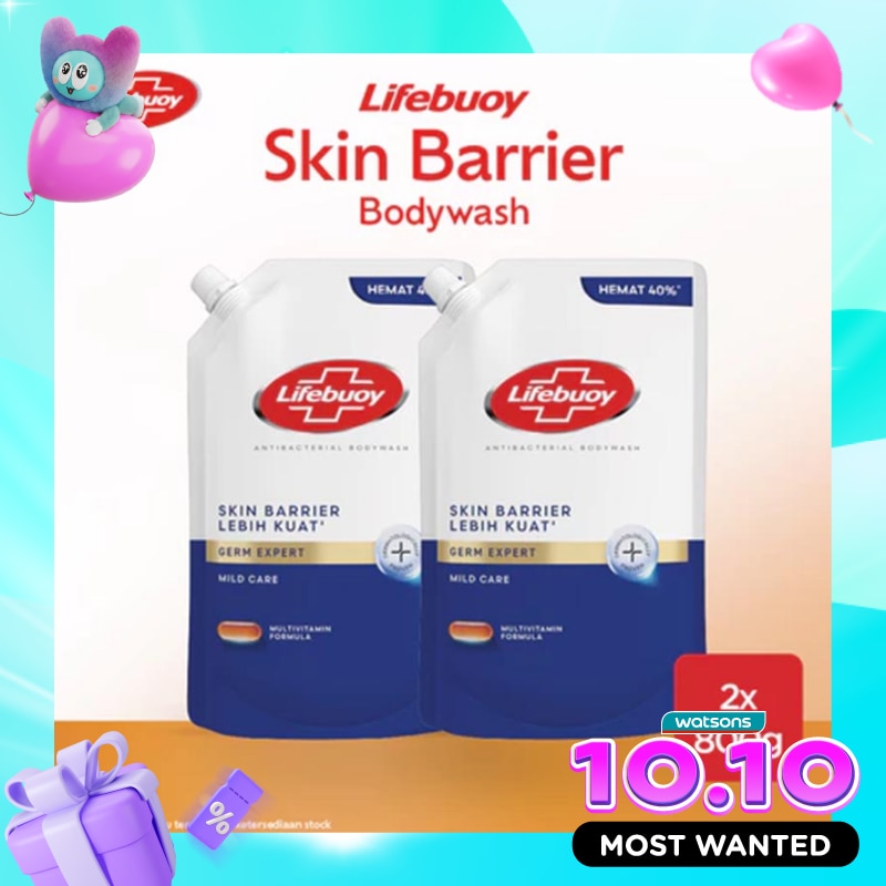 Twinpack Sabun Mandi Cair Mild Care 800ml X 2 image