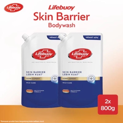 LIFEBUOY - Twinpack Sabun Mandi Cair Mild Care 800ml X 2 image