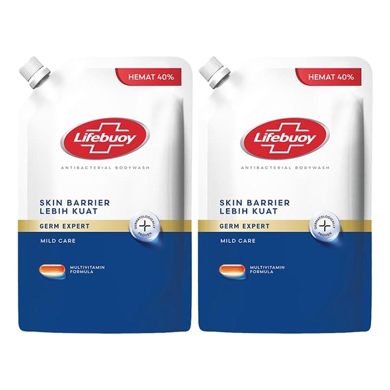 Twinpack Sabun Mandi Cair Mild Care 800ml X 2 image