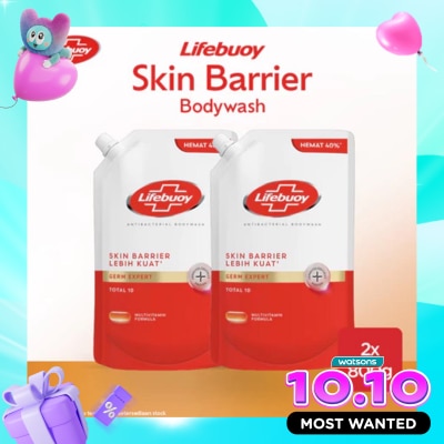 LIFEBUOY Twinpack Sabun Mandi Cair Total 10 800ml X 2 image