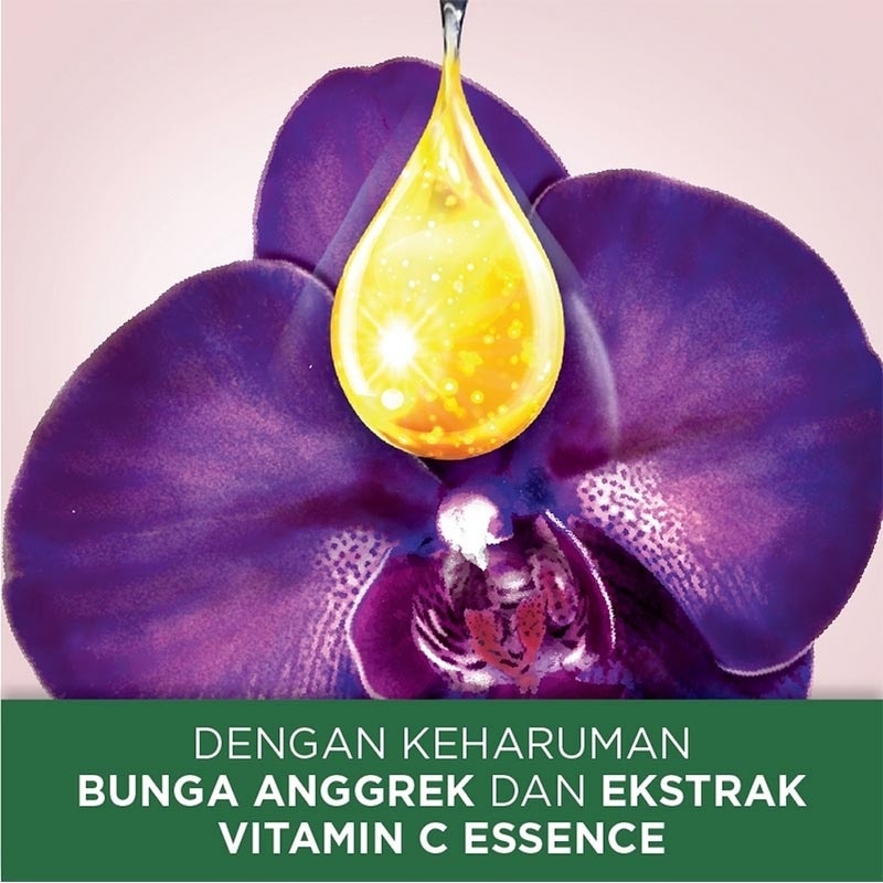 Twinpack Sabun Mandi Cair Botanicals Magical Orchid Perfumed with Essence Perfume Pouch 800ml X 2 image