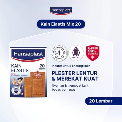 HANSAPLAST Kain Elastis Mix 20'S lembar image