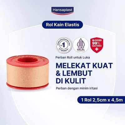 HANSAPLAST Rol Kain Hospital 2.5cm X 4.5m image