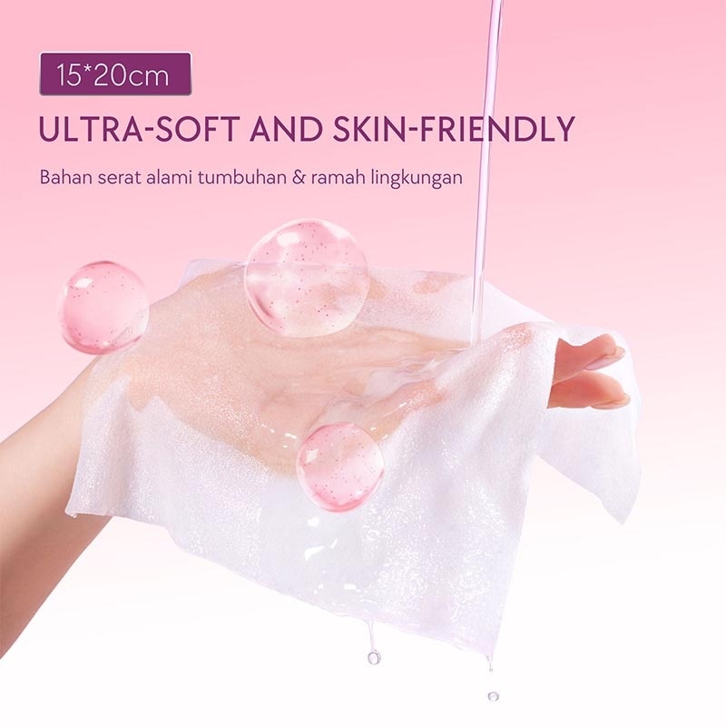 Peach Brightening Micellar Water Wipes 10'S image