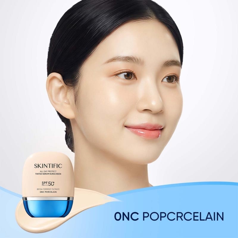 All Day Protect Tinted Serum Sunscreen SPF 50+ PA++++ 0NC Porcelain 30g image