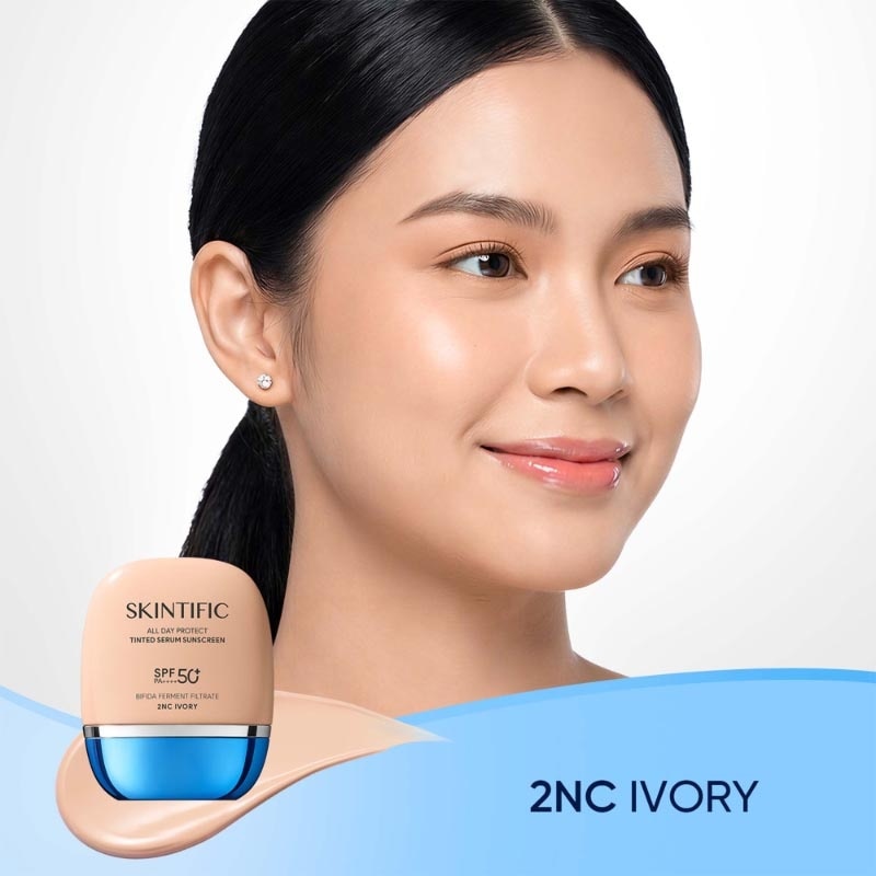All Day Protect Tinted Serum Sunscreen SPF 50+ PA++++ 2NC Ivory 30g image