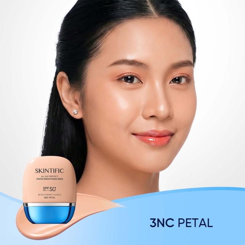 All Day Protect Tinted Serum Sunscreen SPF 50+ PA++++ 3NC Petal 30g image