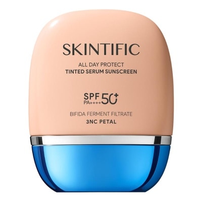 SKINTIFIC - All Day Protect Tinted Serum Sunscreen SPF 50+ PA++++ 3NC Petal 30g image