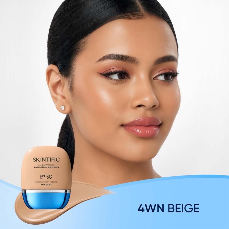 All Day Protect Tinted Serum Sunscreen SPF 50+ PA++++ 4WN Beige 30g image
