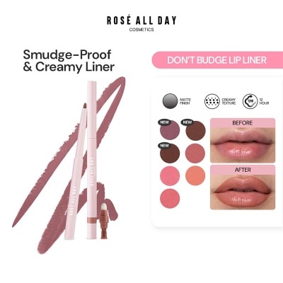 ROSE ALL DAY - Don’t budge Lip Liner Aura 0.32g image