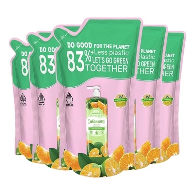WATSONS COLLECTION Calamansi Scented Cream Bath Pouch 5 X 800ml image