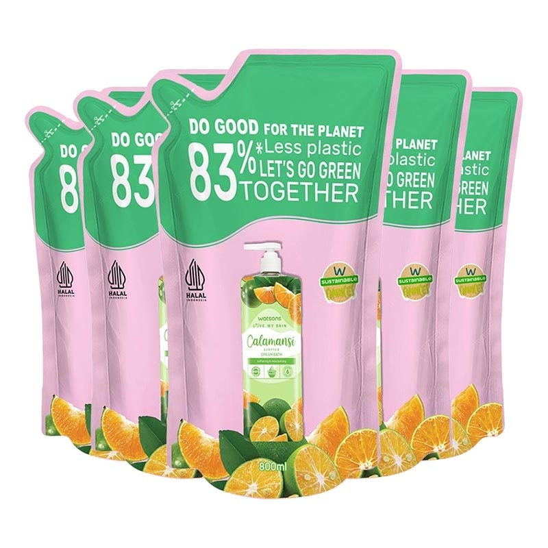 Calamansi Scented Cream Bath Pouch 5 X 800ml image