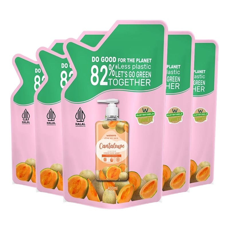 Cantaloupe Cream Refill Hand Wash 5 X 400ml image