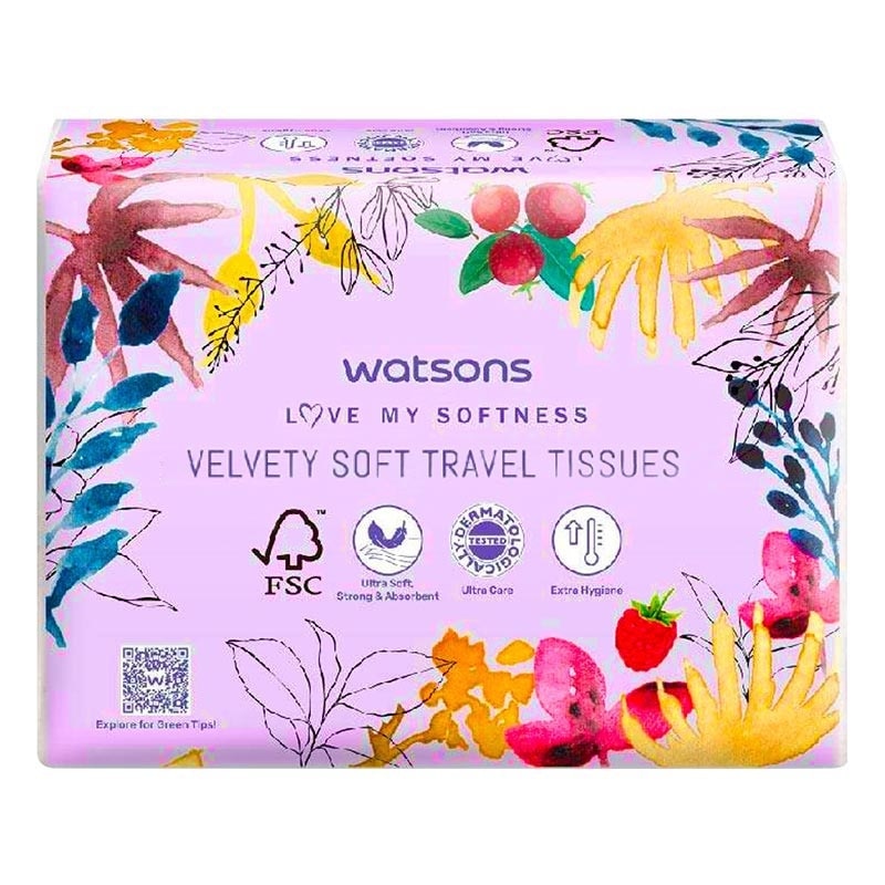 W VB X-FLOWER FACIAL TISSUE 650'S 2X image