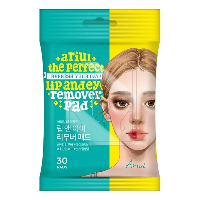 Twin Pack The Perfect Refresh Your Day! Lip and Eye Remover Pad 30'S image