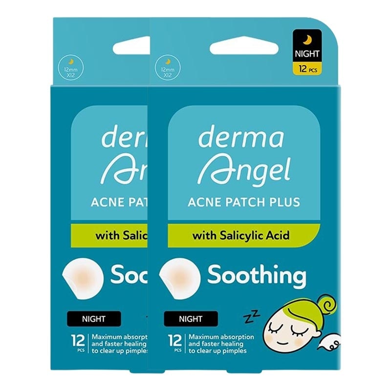Twin Pack Salicylic Acid Acne Patch Night 12'S image