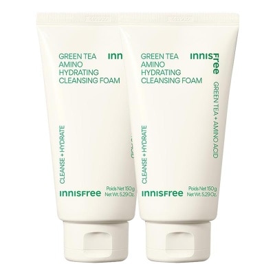 INNISFREE - Twin Pack Green Tea Amino Hydrating Cleansing Foam 150g image