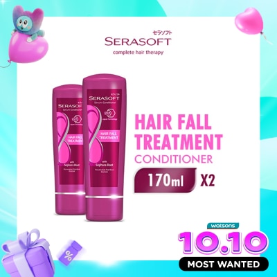 SERASOFT Twin Pack Serum Conditioner Hair Fall Treatment 170ml image