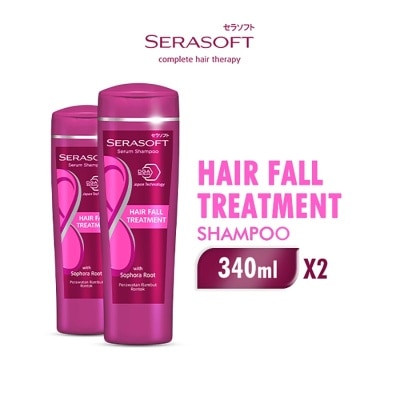 SERASOFT - Twin Pack Serum Shampoo Hair Fall Treatment 340ml image