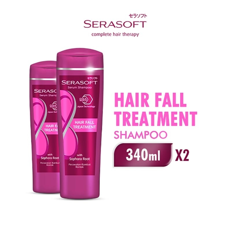 Twin Pack Serum Shampoo Hair Fall Treatment 340ml image