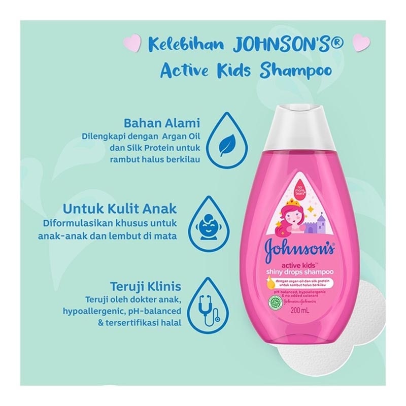 Twin Pack Kids Shiny Drops Shampoo 200ml image