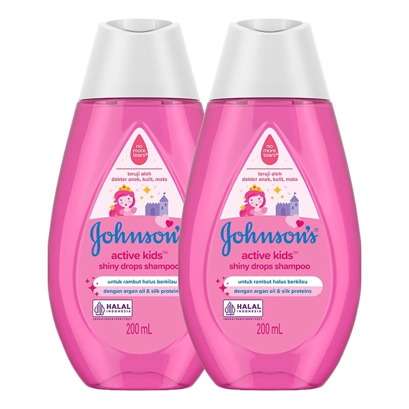 Twin Pack Kids Shiny Drops Shampoo 200ml image