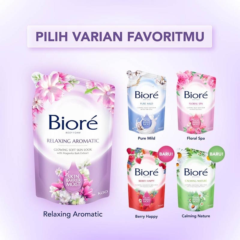 BIORE, VB BIORE BF RELAXING 800ML 3X | Watsons Indonesia