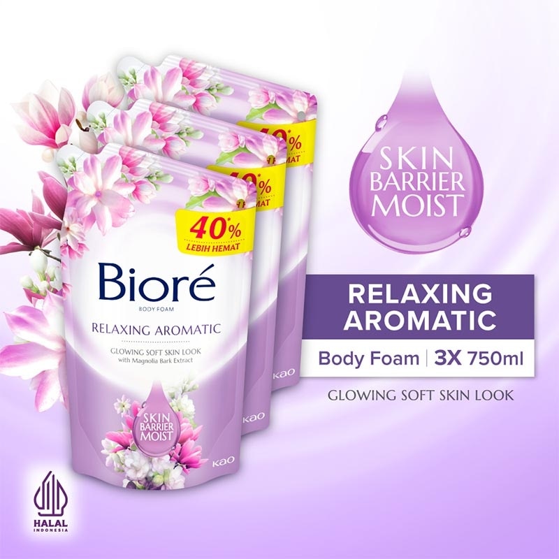BIORE, VB BIORE BF RELAXING 800ML 3X | Watsons Indonesia