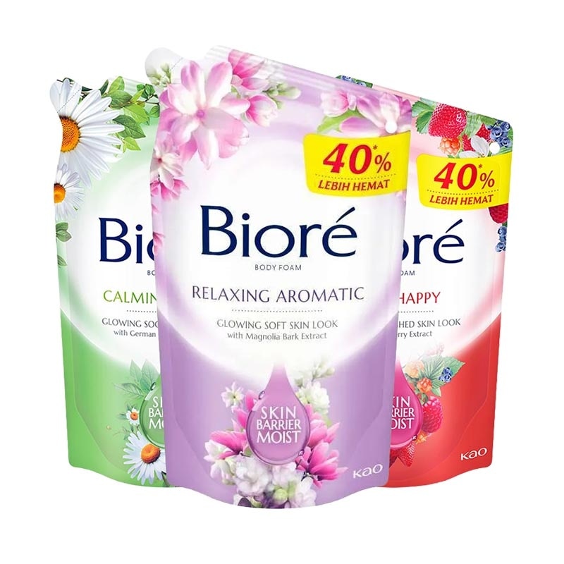 Triple Pack Body Foam Relaxing Aromatic & Calming Nature 750ml image
