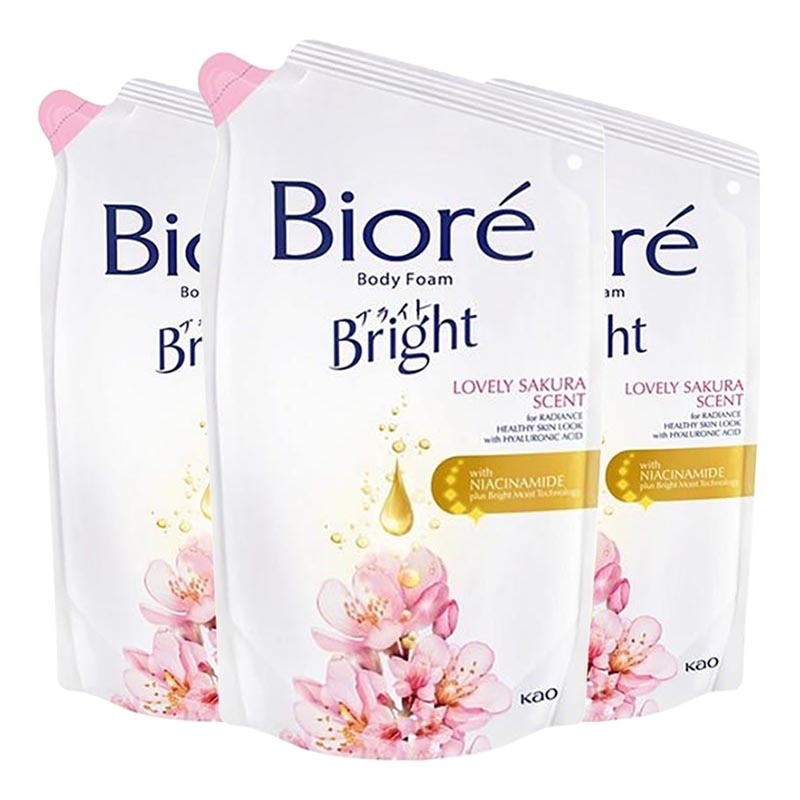 BIORE, VB BIORE B/F LV C.SAKURA PCH 450M 3X | Watsons Indonesia