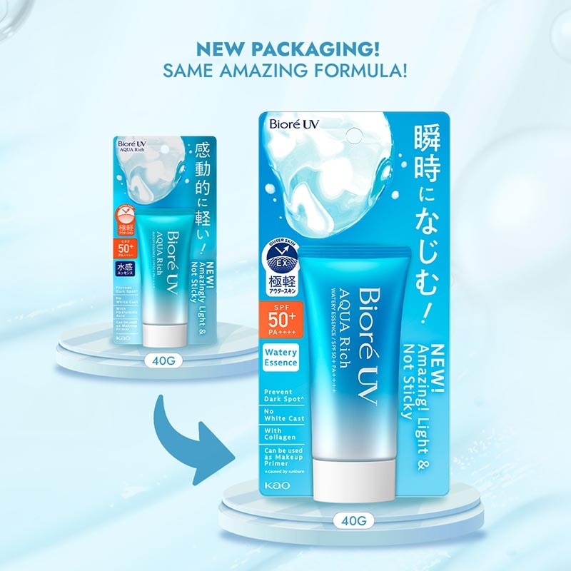 BIORE, VB BIORE UV A/RICH WATERY ESS SPF50 2X | Watsons Indonesia