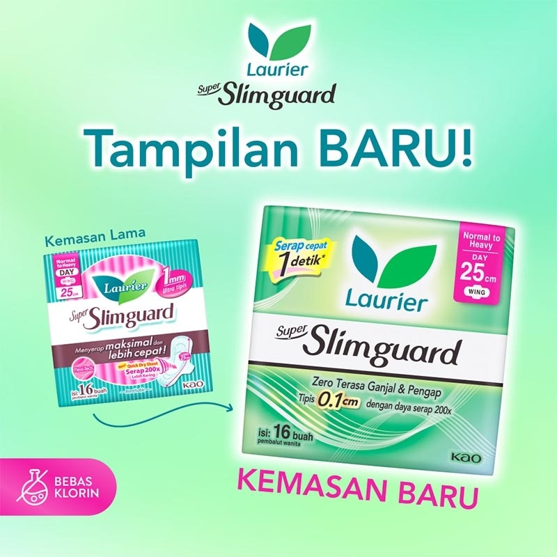 Twin Pack Super Slimguard Day Wing 25cm 16'S image