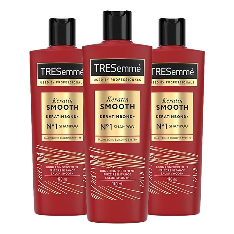 Triple Pack Keratin Smooth Shampoo 170ml image