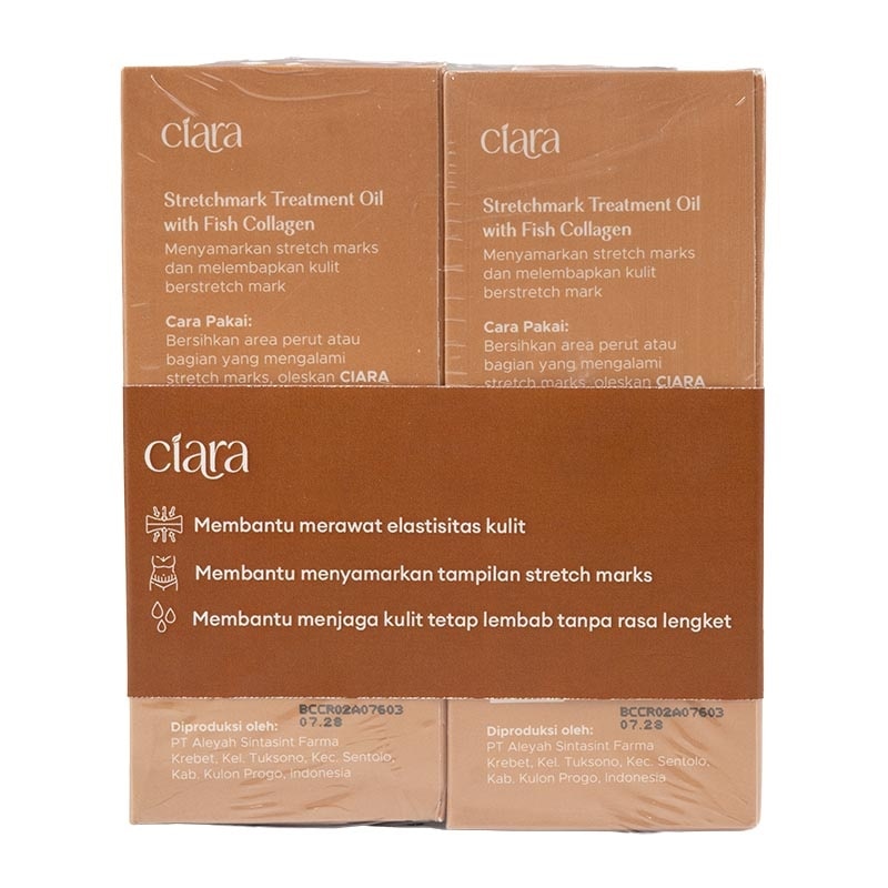 Twin Pack Ciara Strechmark Oil 100ml image