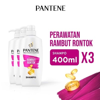 PANTENE Triple Pack Shampoo Hair Fall Control 400ml image
