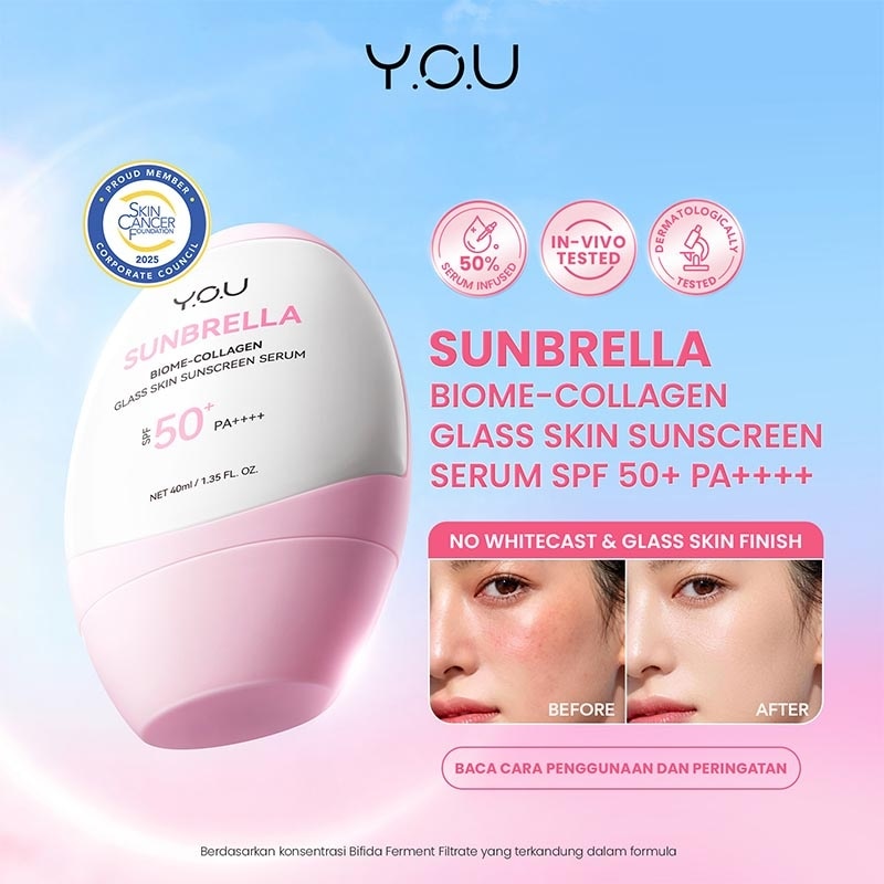Sunbrella Biome Collagen Glass Skin Sunscreen Serum SPF50+ PA++++ 40ml image