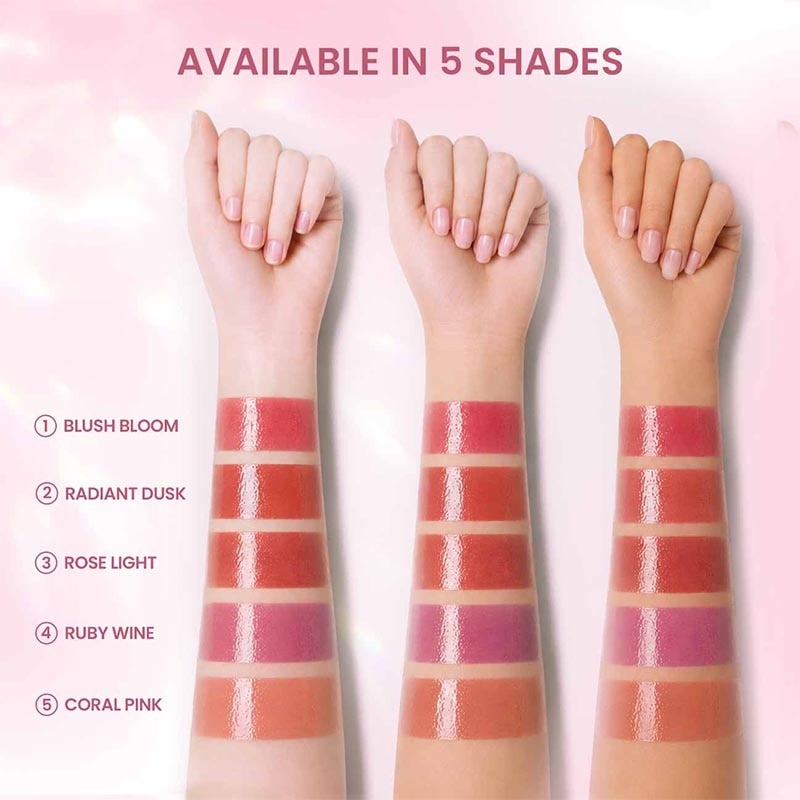 Rouge Dewglass Stay Glow Lipstick 05 Coral Pink 3g image