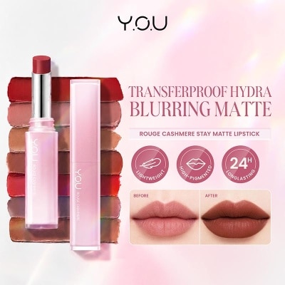 YOU Rouge Cashmere Stay Matte Lipstick 04 Brave Whisper 2g image