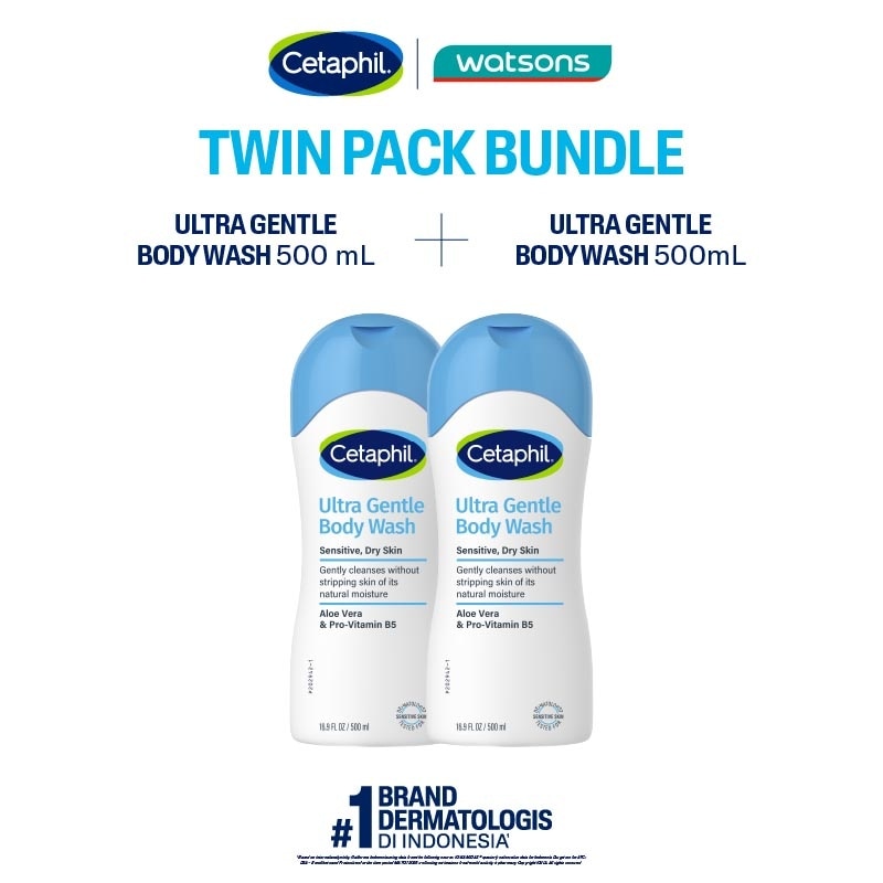 Twin Pack Ultra Gentle Body Wash 500ml image