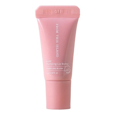 FROM THIS ISLAND Illipe Plumping Lip Butter Minis Sparkling Blush 5ml image